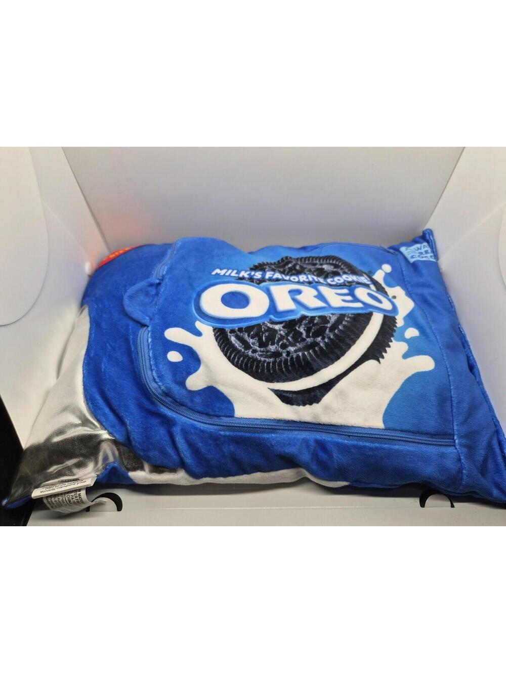 Oreo Package Throw Pillow “Party Size” With Functioning Zipper Pouch Collectible